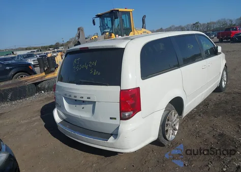 2013 Dodge Grand Caravan Sxt из США, поврежденный, VIN 2C4RDGCG7DR749449